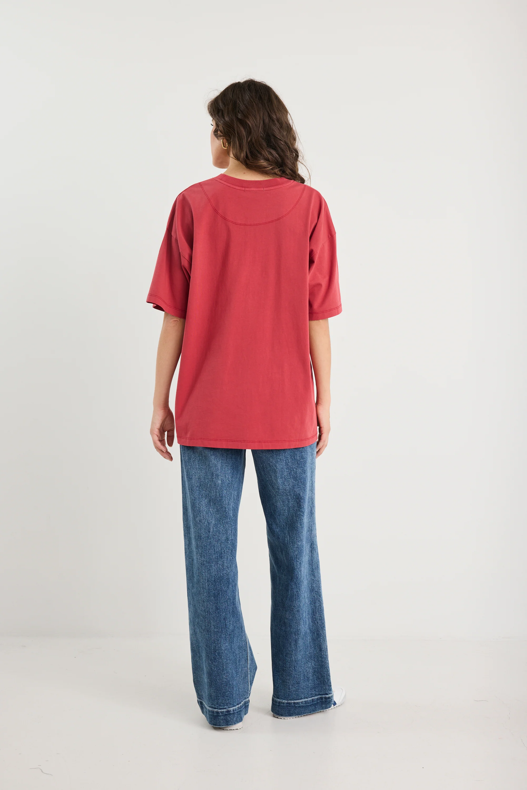 Novel Paprika Cotton Re:Union Oversized Tee - Image 5