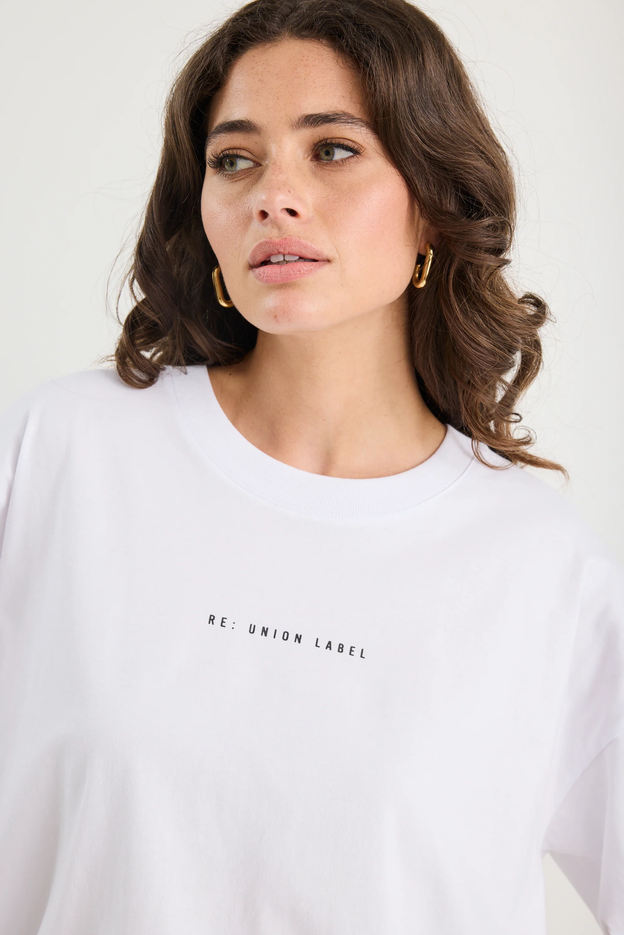 Novel White Cotton Re:Union Oversized Tee - Image 3