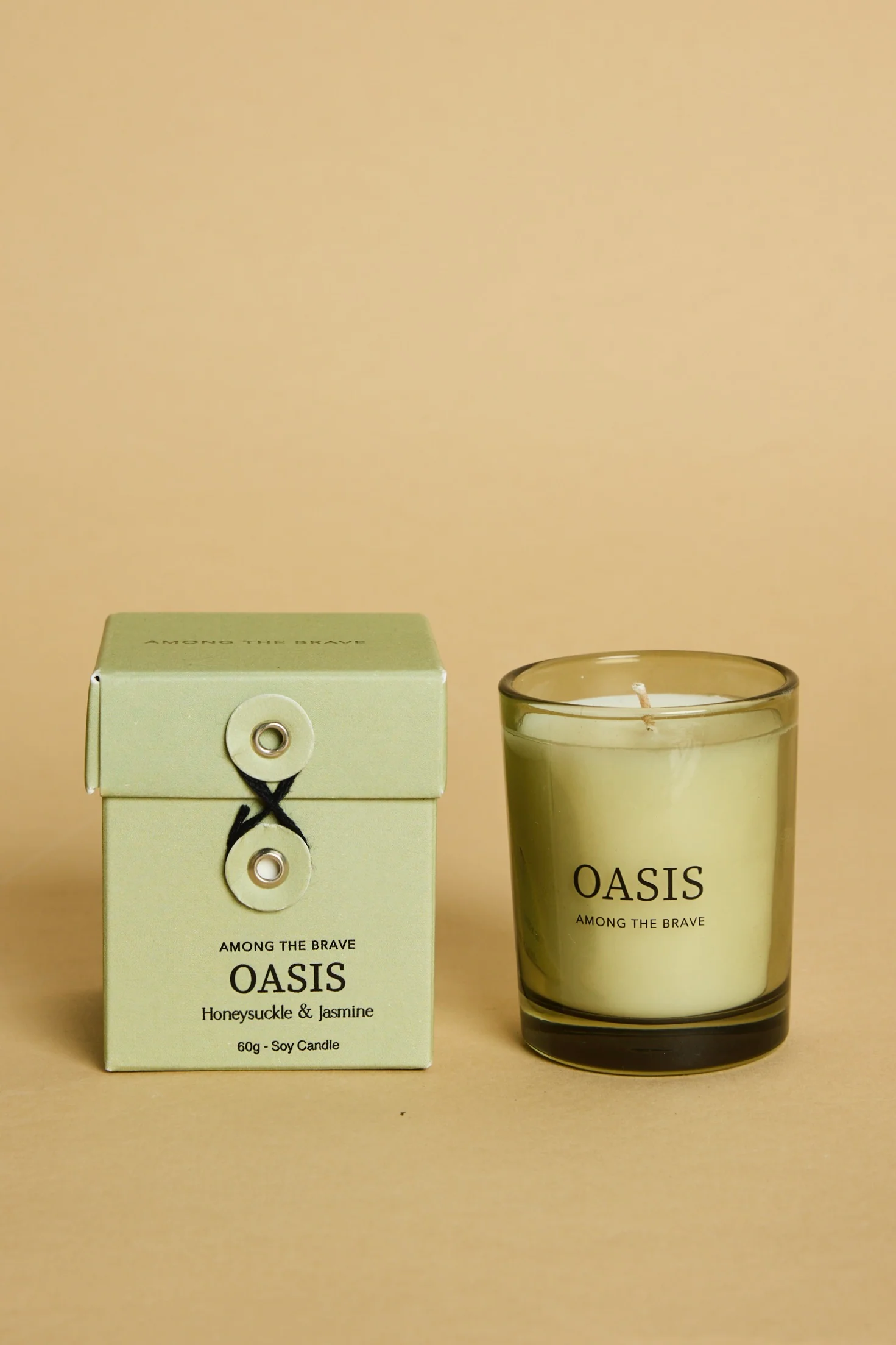 Oasis Honeysuckle + Jasmine 60g Soy Candle - Image 4