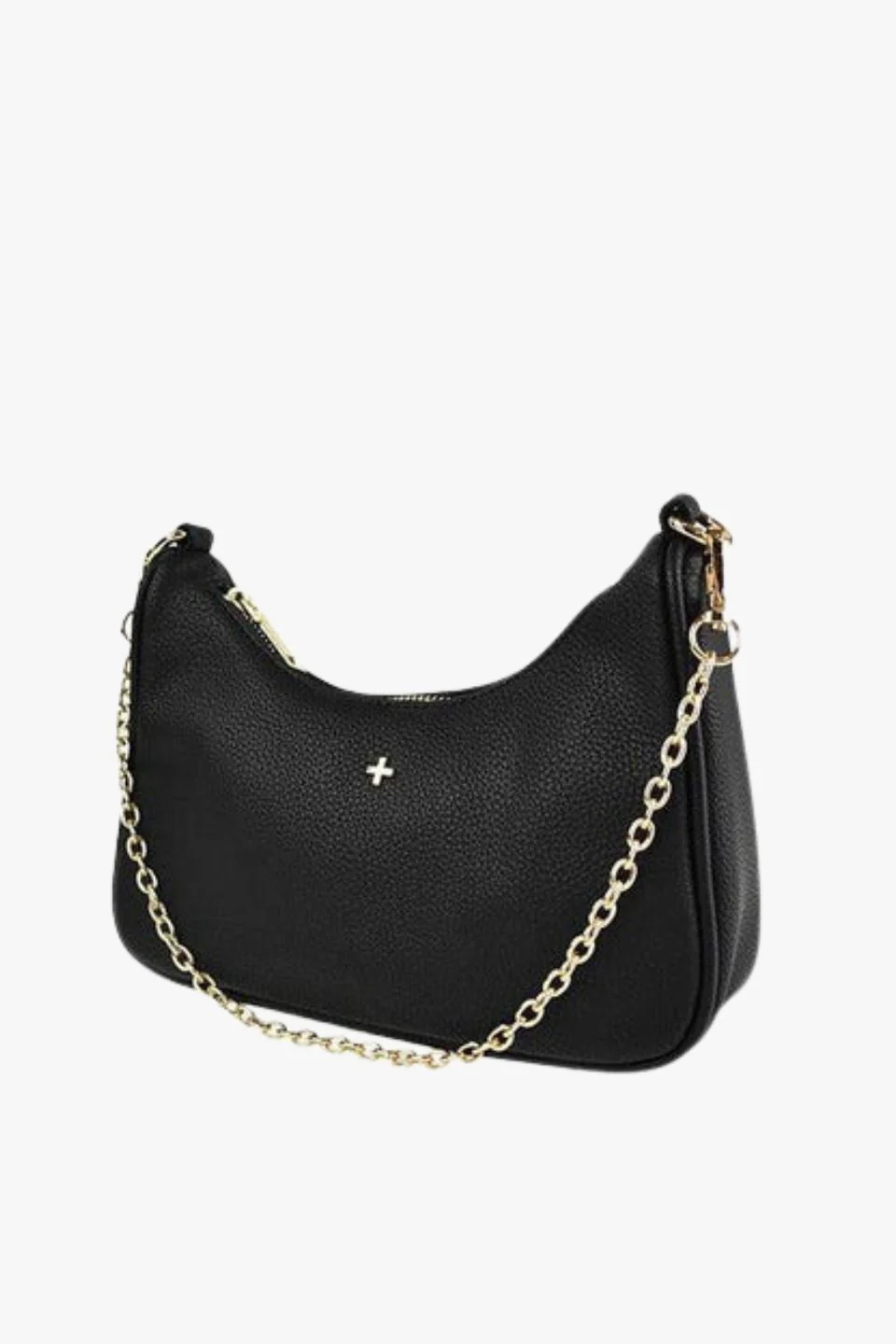 Paloma Black Pebble Vegan Leather Crossbody Bag - Image 3