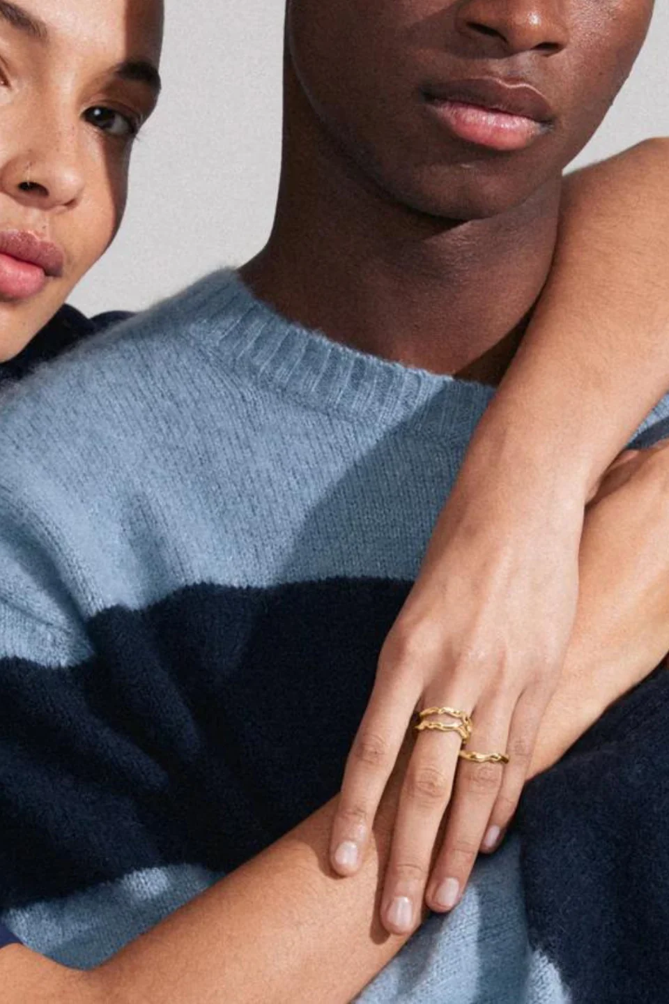 Penelope Recycled Gold EOL Plated Adjustable Ring - Image 2