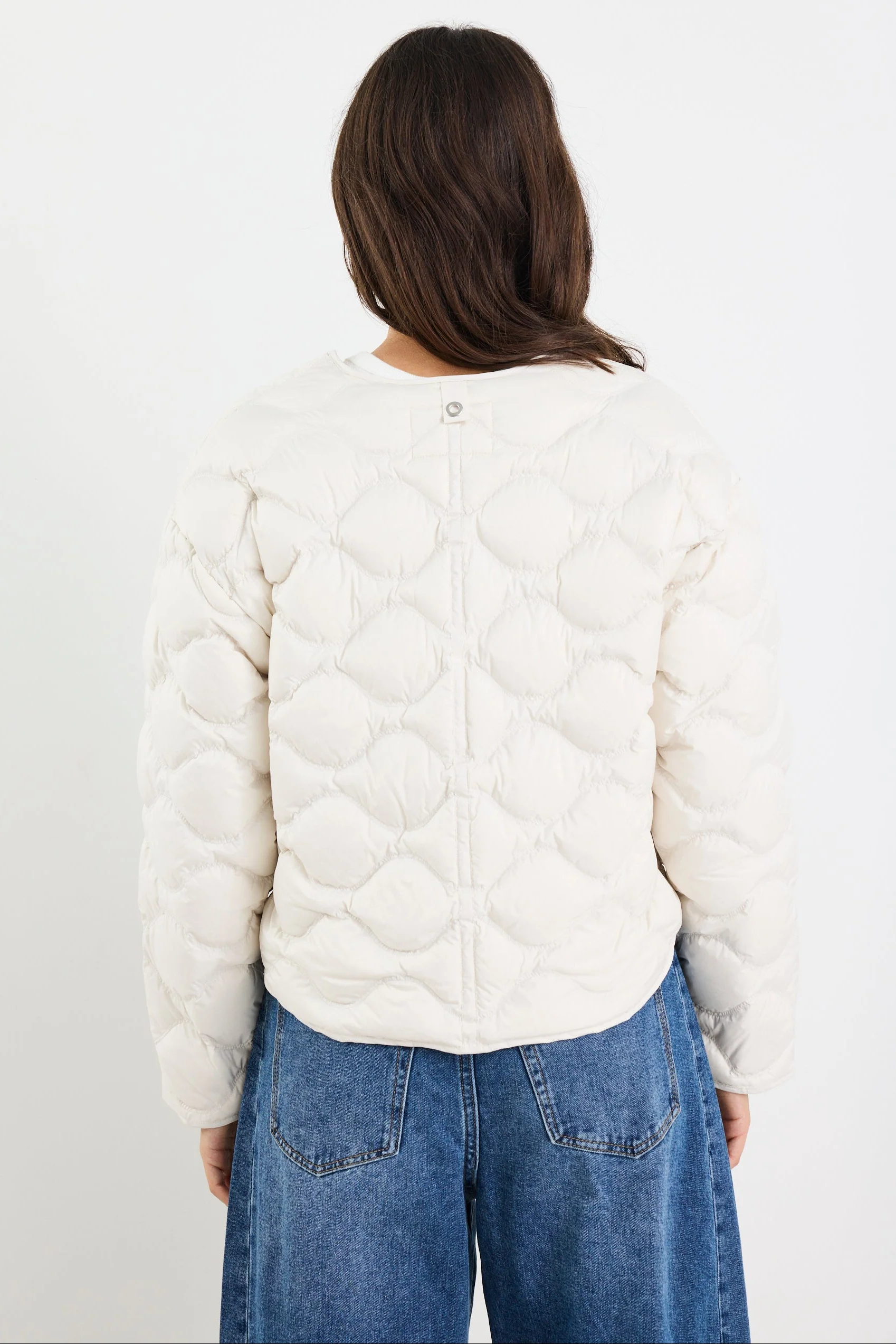 Premium Putty Down Filled Quilted Puffer Jacket - Image 8