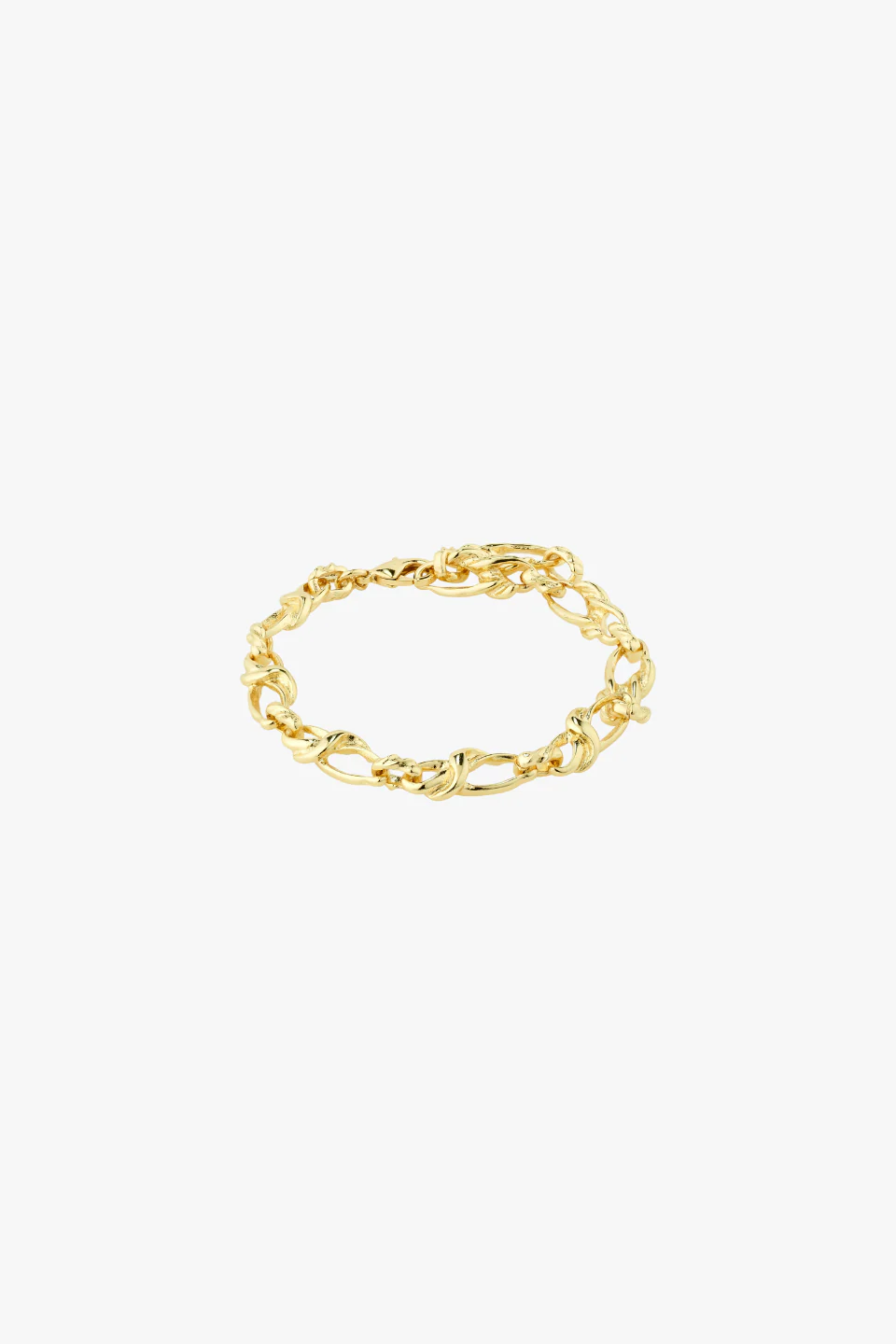 Rani Chunky Twist EOL Gold Chain Recycled Bracelet - Image 2