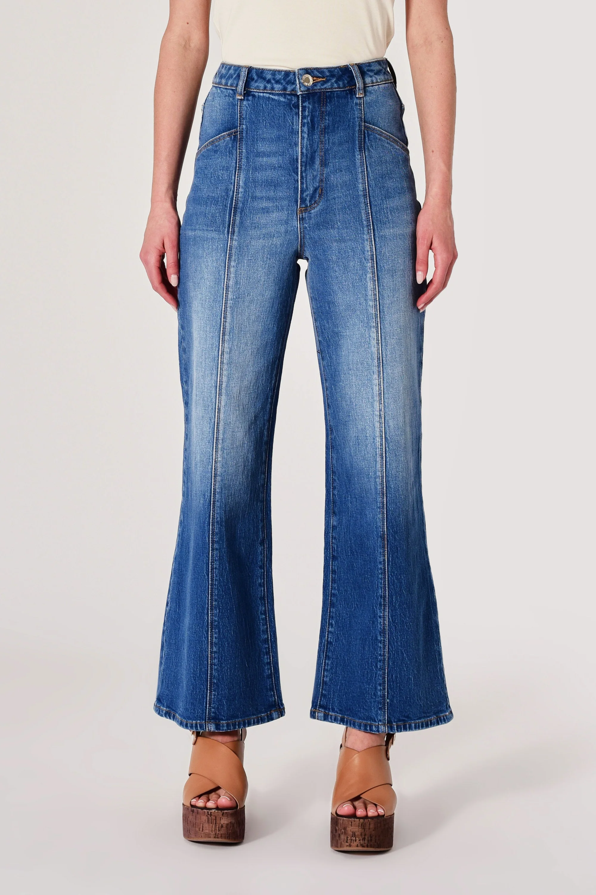 Sailor Silverlake Blue Deco Wide Long Jean - Image 2