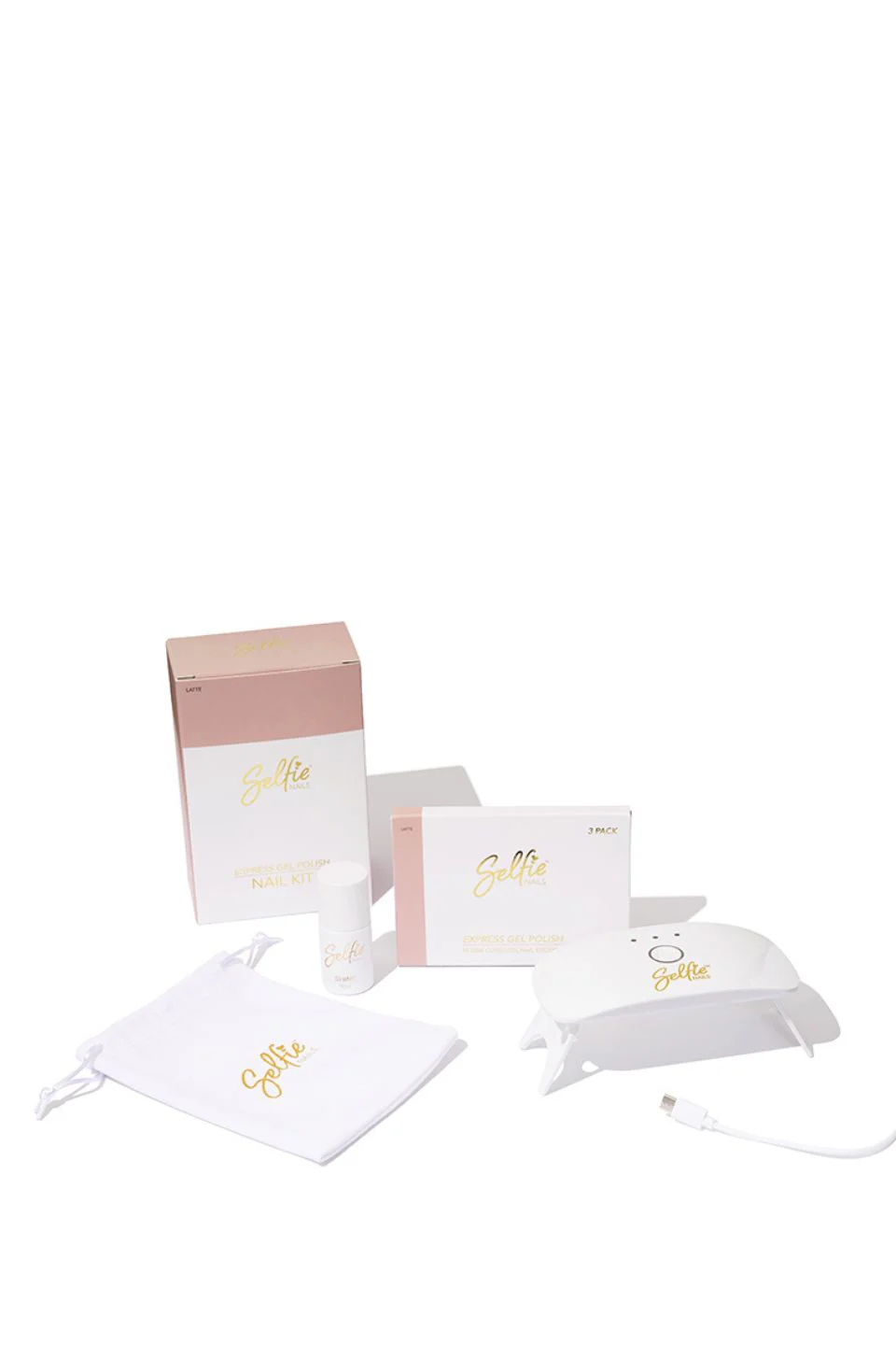 Selfie Latte Gel Polish Nail Kit - Image 2