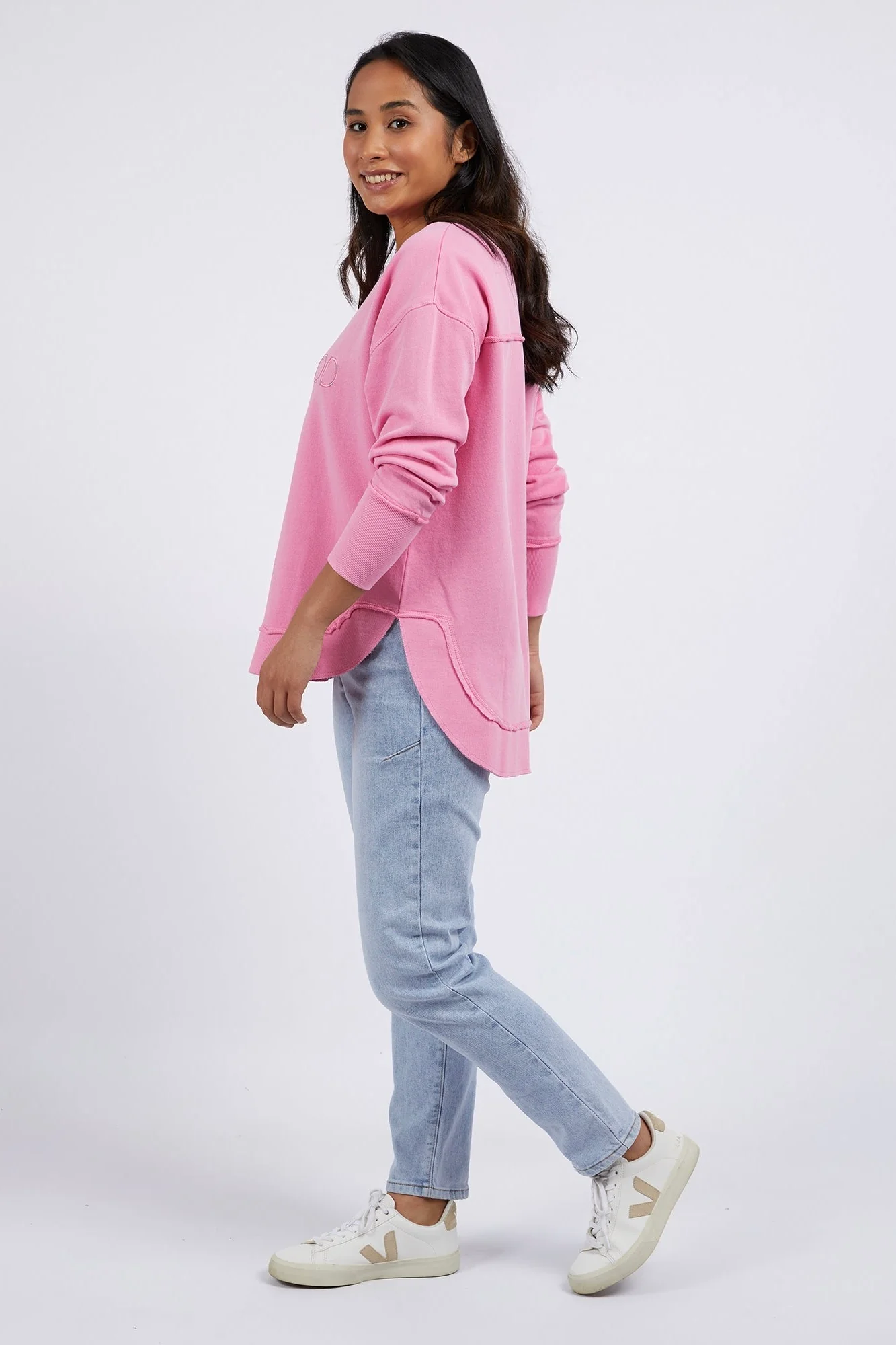 Simplified Bubblegum Crew Sweatshirt - Image 2