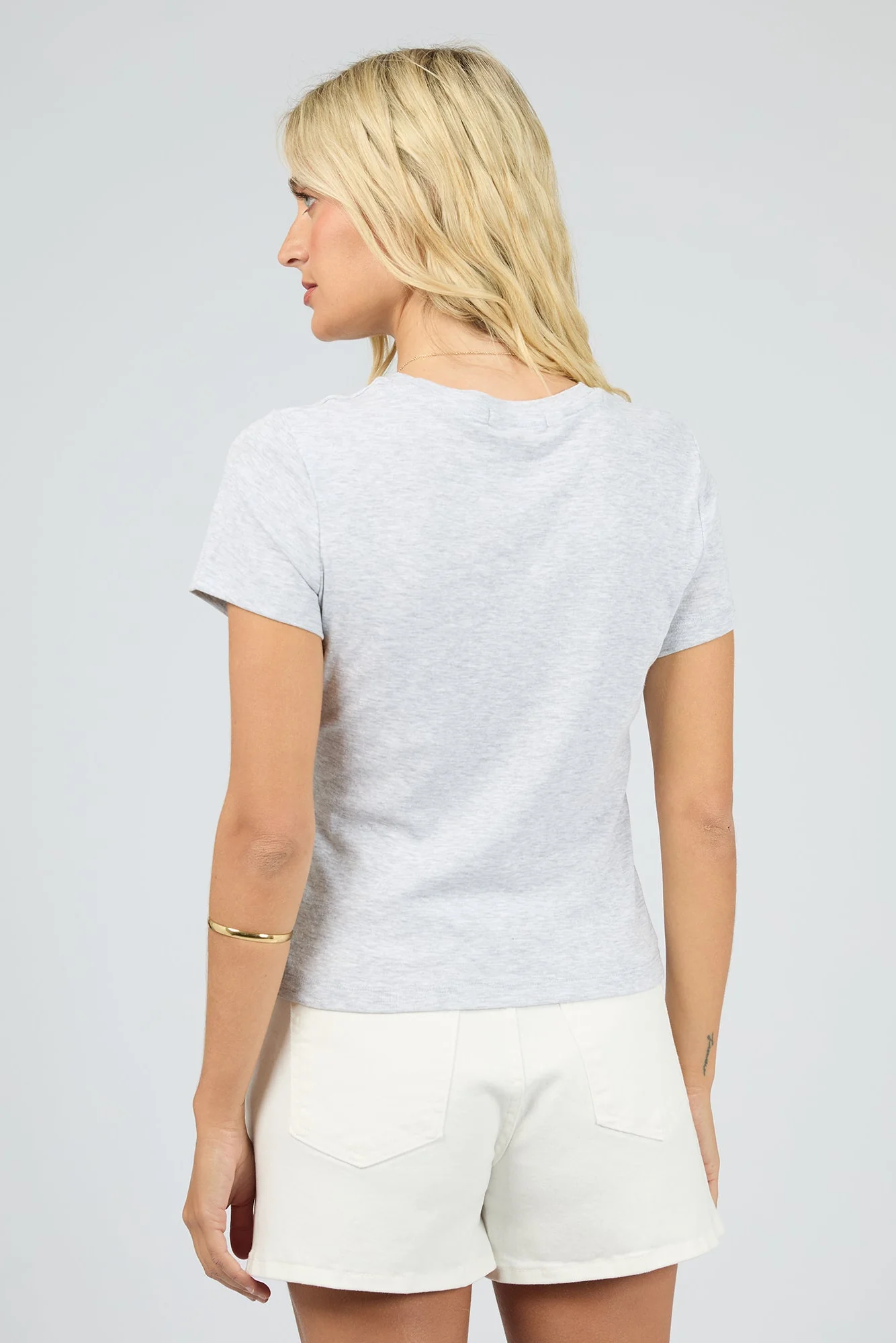 Social Club Snow Marle Cocktail Print Baby Tee - Image 4