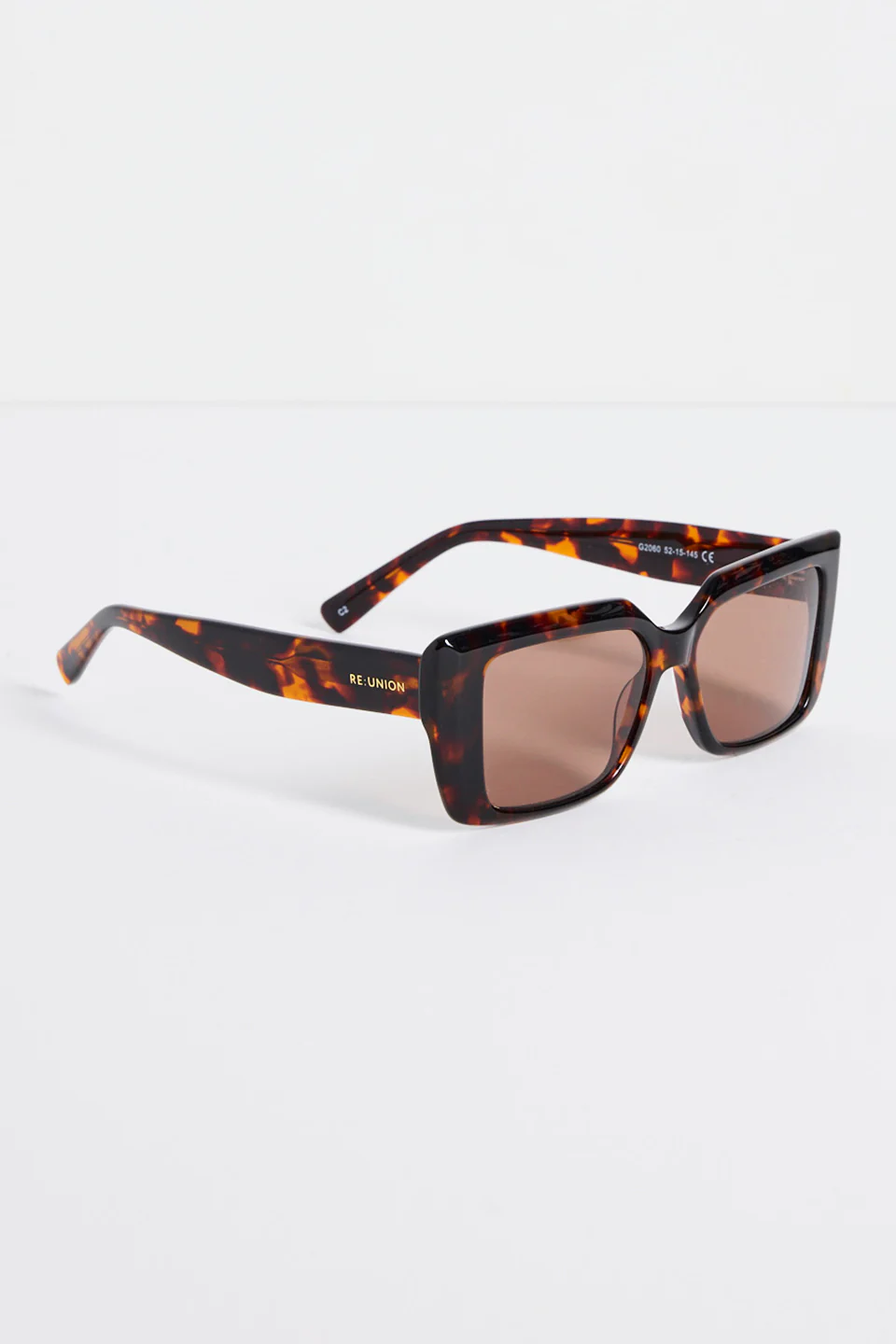 Soho Dark Tort Square Sunglasses - Image 4