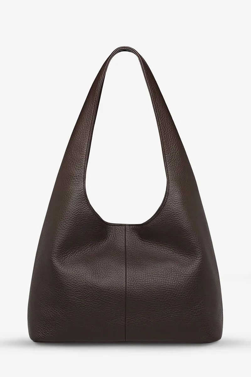 Solstice Cocoa Large Slouch Shoulder Bag - Image 4