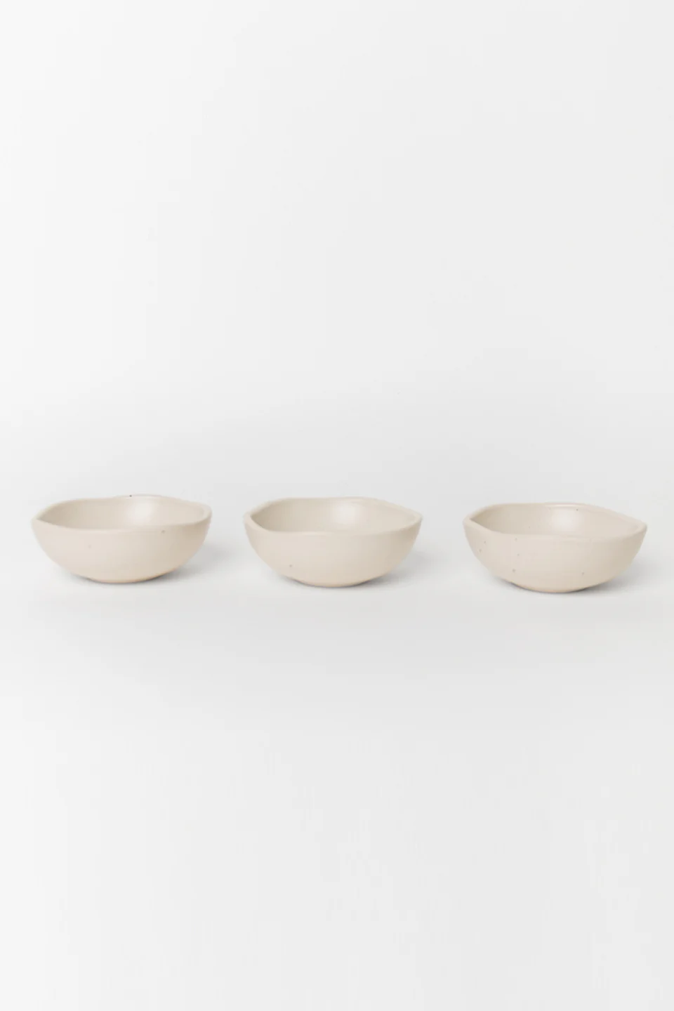 Speckle Ivory Set 3 Dipping Bowls - Image 4