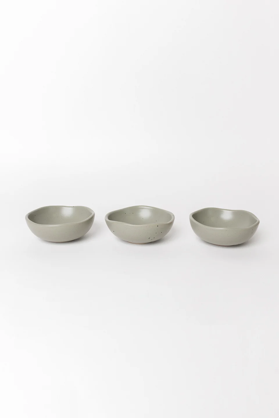 Speckle Sage Set 3 Dipping Bowls - Image 3