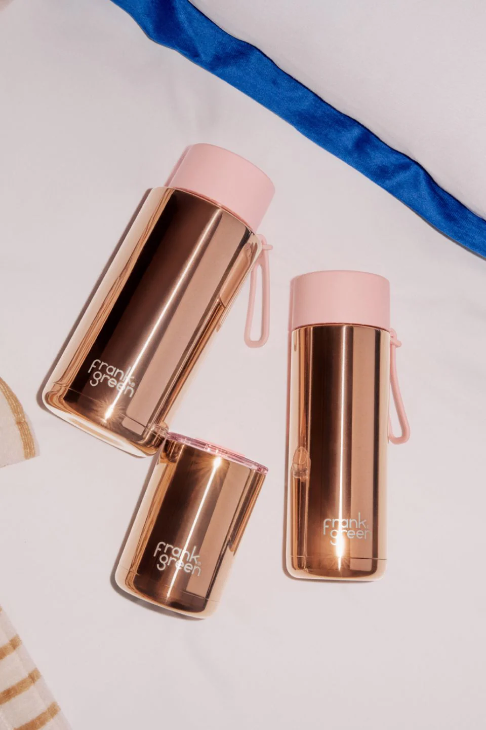Stainless Steel with Hinged Lid Rose Gold LE 12oz Ceramic Cup - Image 2