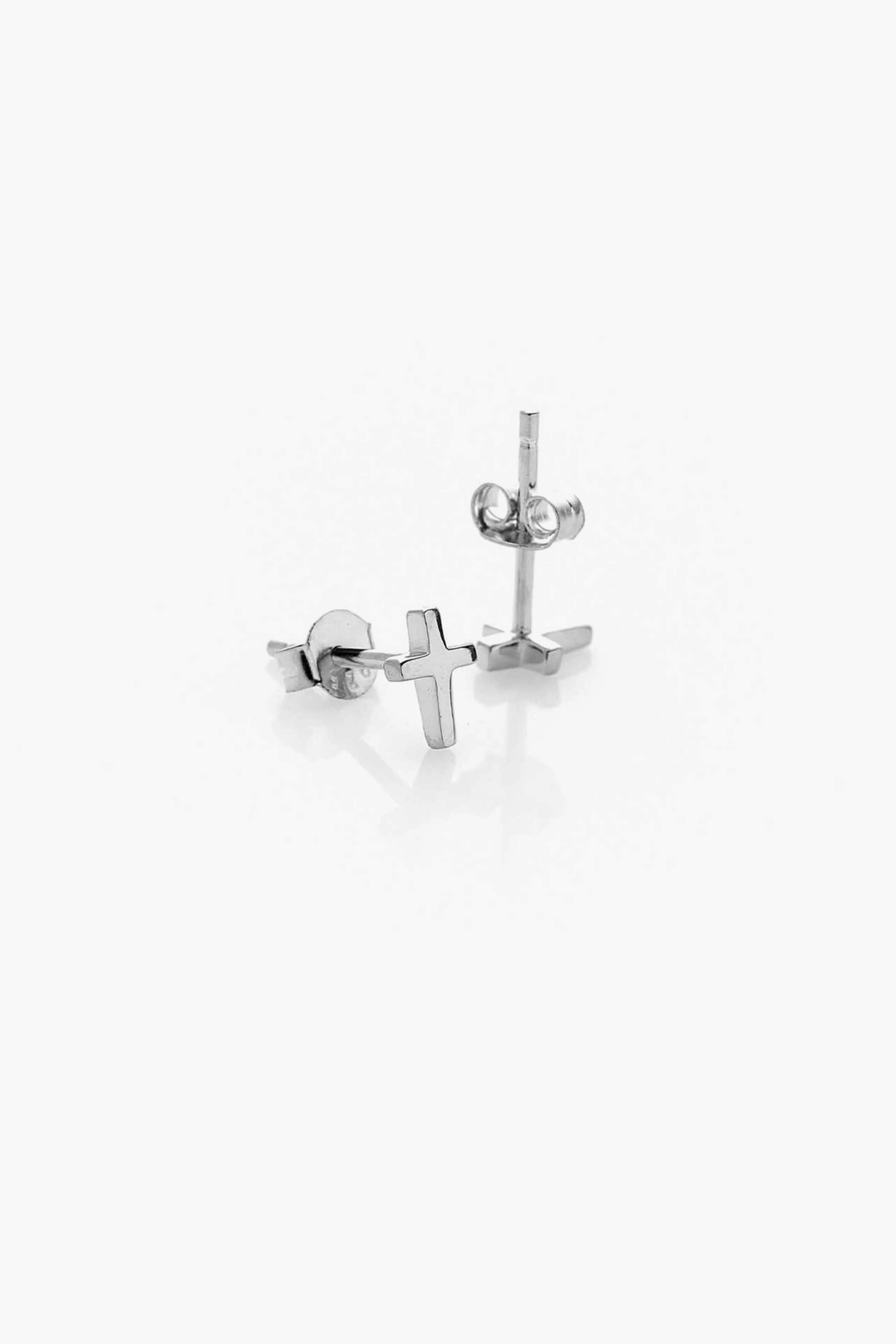 Tiny Stolen Cross Earrings EOL - Image 3