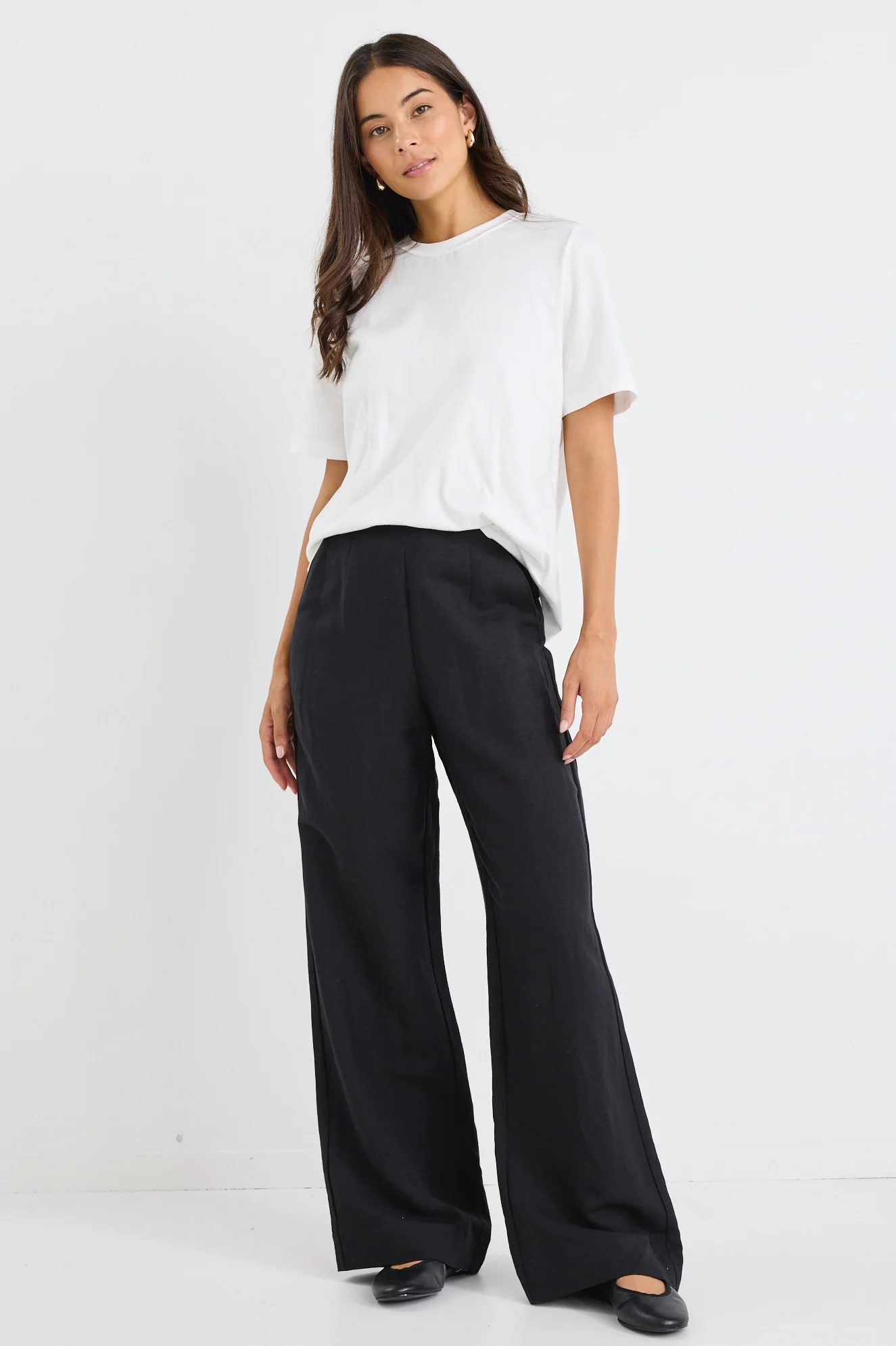 Street Ivory Crew Neck Short Sleeved Boxy Tee - Image 3