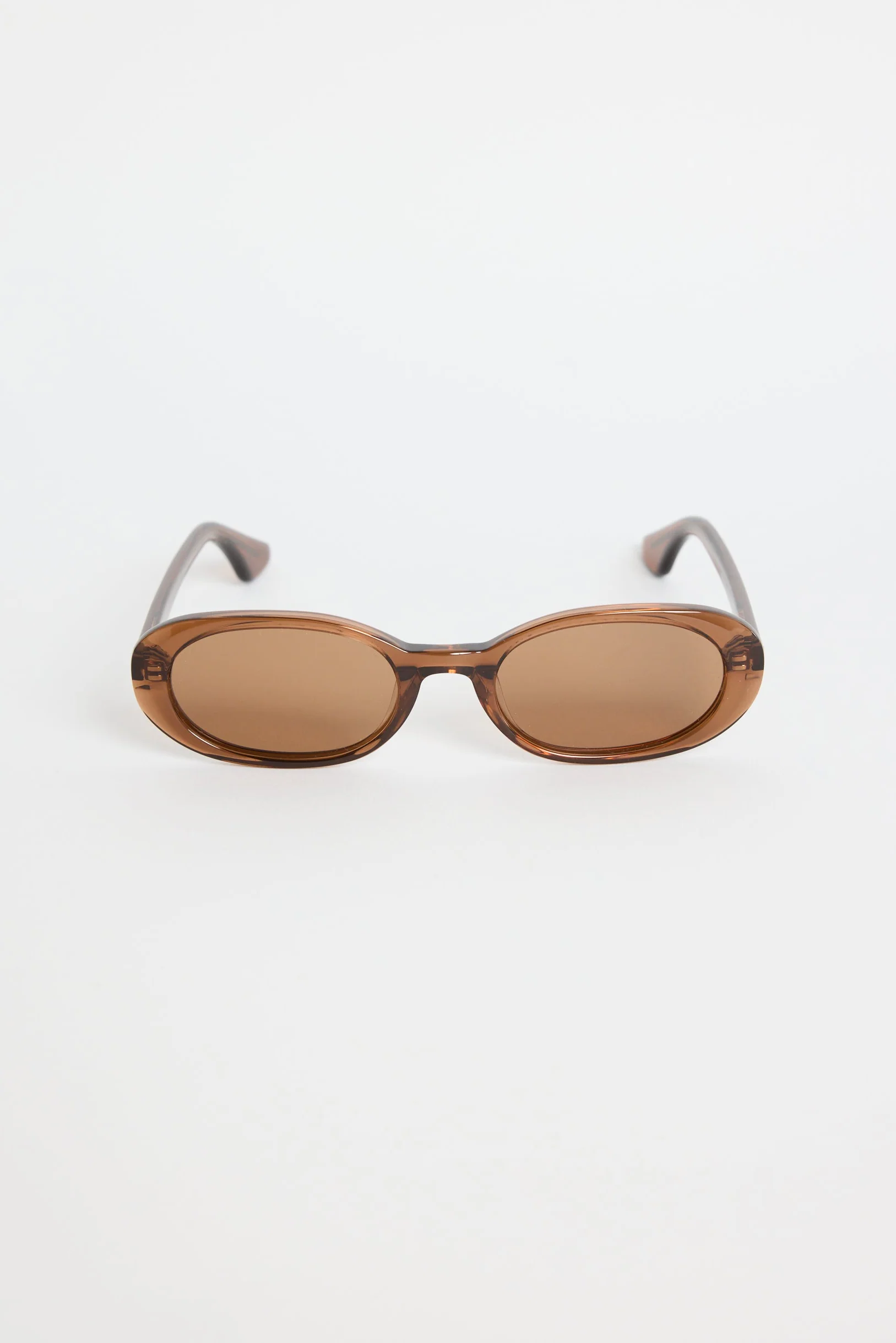 Sydney Espresso Narrow Oval Sunglasses