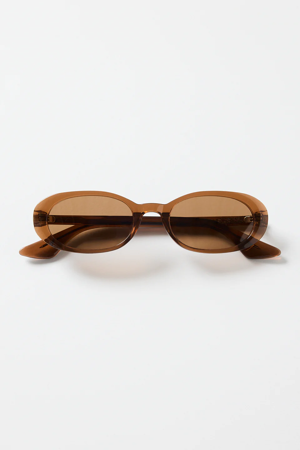 Sydney Espresso Narrow Oval Sunglasses - Image 6