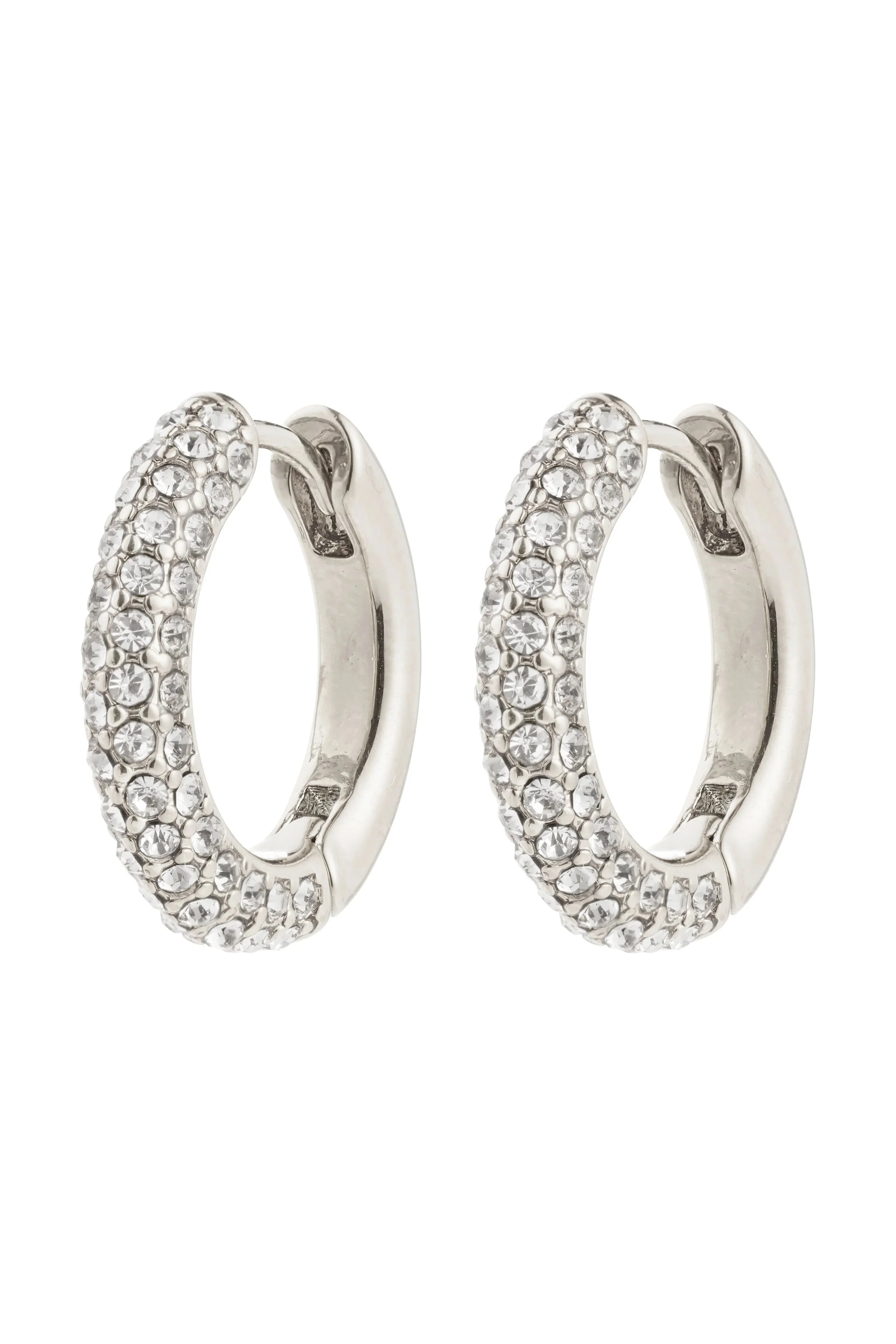 Tatum Recycled Silver Crystal Earrings - Image 2
