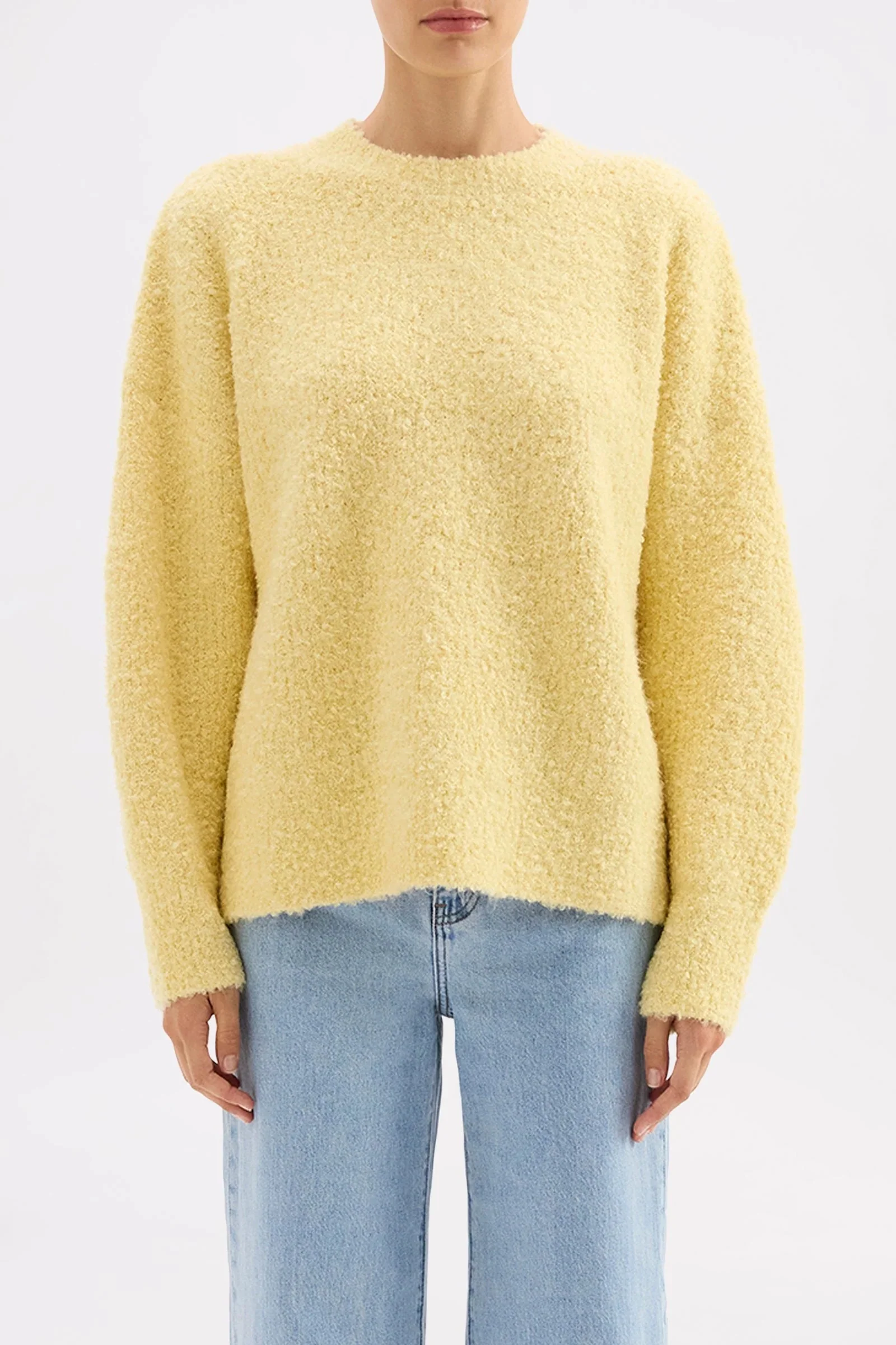 Torin Buttermilk Wool Crew Knit - Image 3