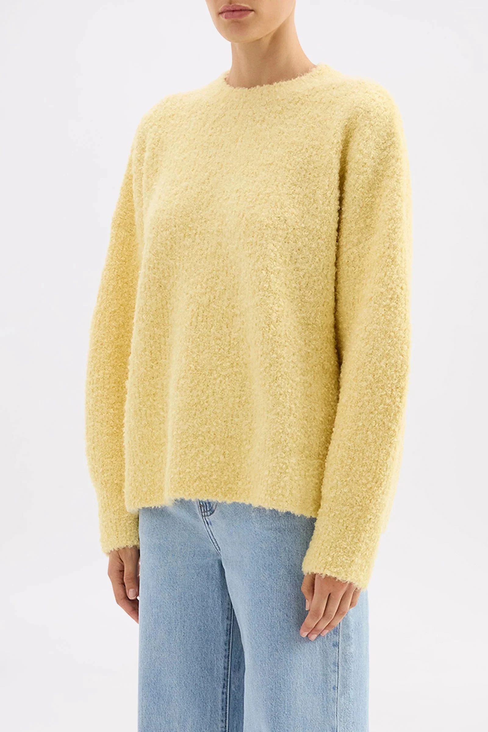 Torin Buttermilk Wool Crew Knit - Image 4