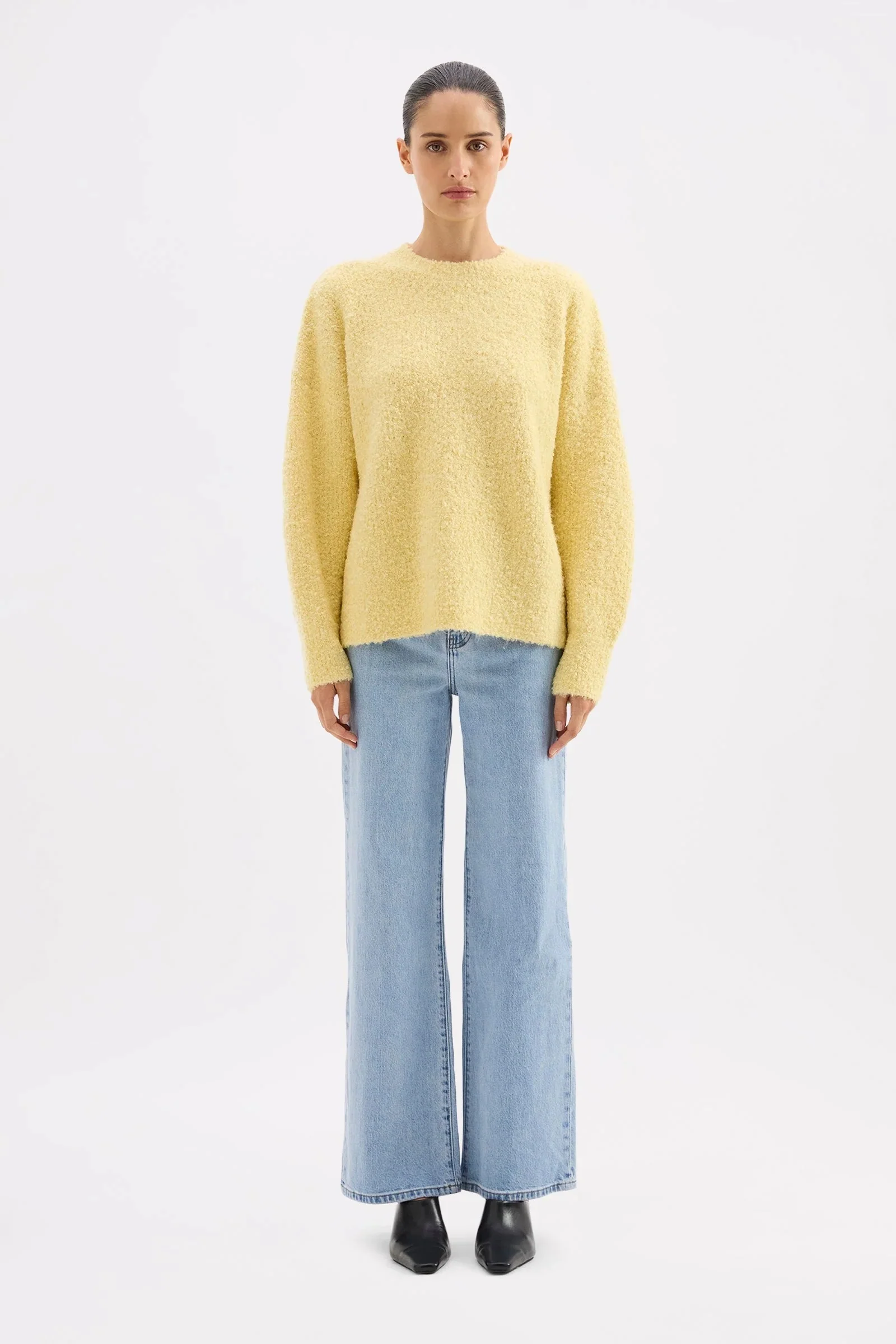 Torin Buttermilk Wool Crew Knit - Image 6