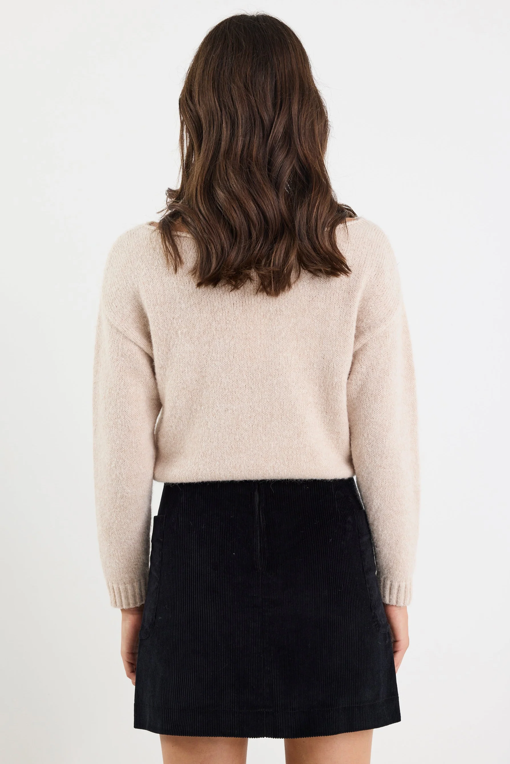 Valid Black Cord Mini Skirt - Image 6